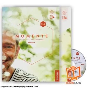 قیمت و خرید کتاب Momente A1.2 از کتاب لند - تصویر اصلی - تصویر اول - تصویر جلد روی کتاب به همراه کتاب کار و DVD