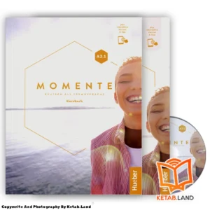 قیمت و خرید کتاب Momente A2.1 از کتاب لند - تصویر اصلی - تصویر اول - تصویر جلد روی کتاب به همراه کتاب کار و DVD