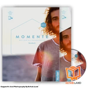 قیمت و خرید کتاب Momente A2.2 از کتاب لند - تصویر اصلی - تصویر اول - تصویر جلد روی کتاب به همراه کتاب کار و DVD