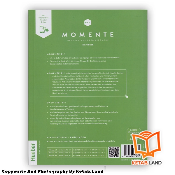 قیمت و خرید کتاب Momente B1.1 از کتاب لند - تصویر سوم - تصویر جلد پشت کتاب