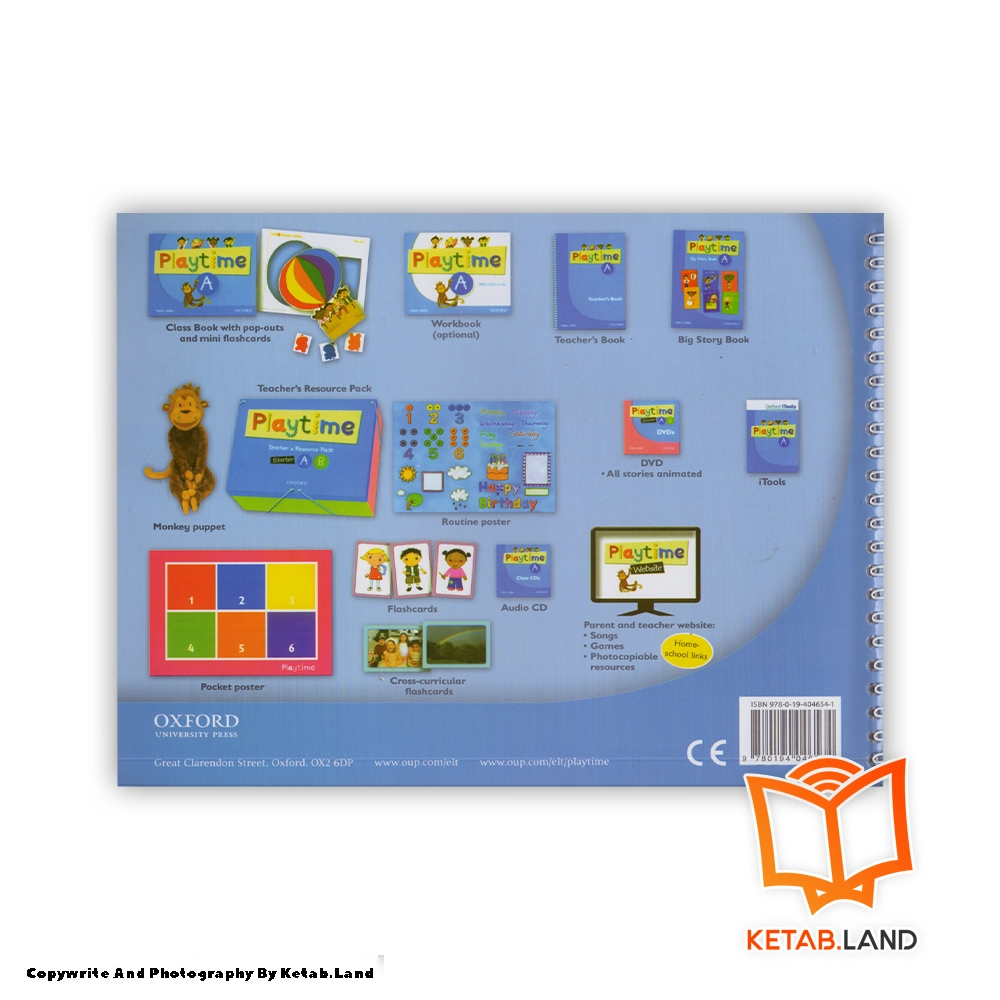 قیمت و خرید کتاب Playtime A از کتاب لند - تصویر سوم - تصویر جلد پشت کتاب