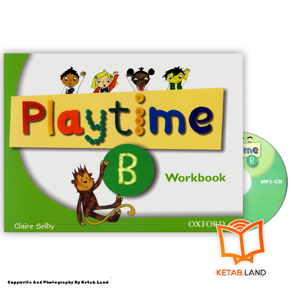 قیمت و خرید کتاب Playtime B از کتاب لند - تصویر چهارم - تصویر متعلقات همراه کتاب - کتاب کار و DVD