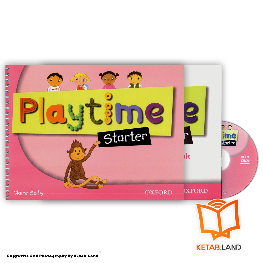 قیمت و خرید کتاب Playtime Starter از کتاب لند - تصویر اصلی - تصویر اول - تصویر جلد روی کتاب به همراه کتاب کار و CD