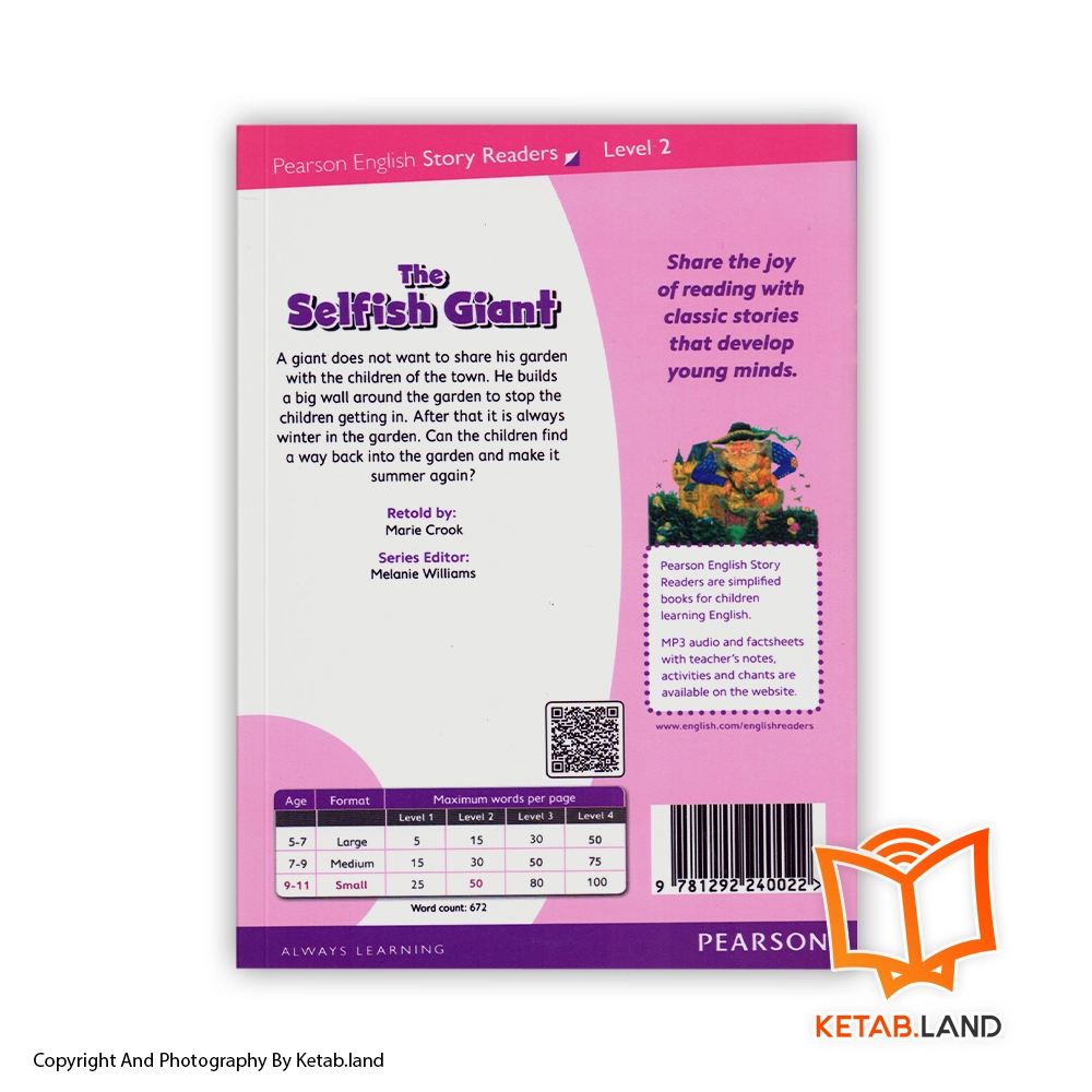 قیمت و خرید کتاب 2 Little Red Riding Hood Pearson Readers از کتاب لند - تصویر دوم - تصویر جلد پشت کتاب - جلد شومیز