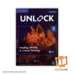 جلد کتاب Unlock Reading and Writting 3 2nd، جلد شومیز