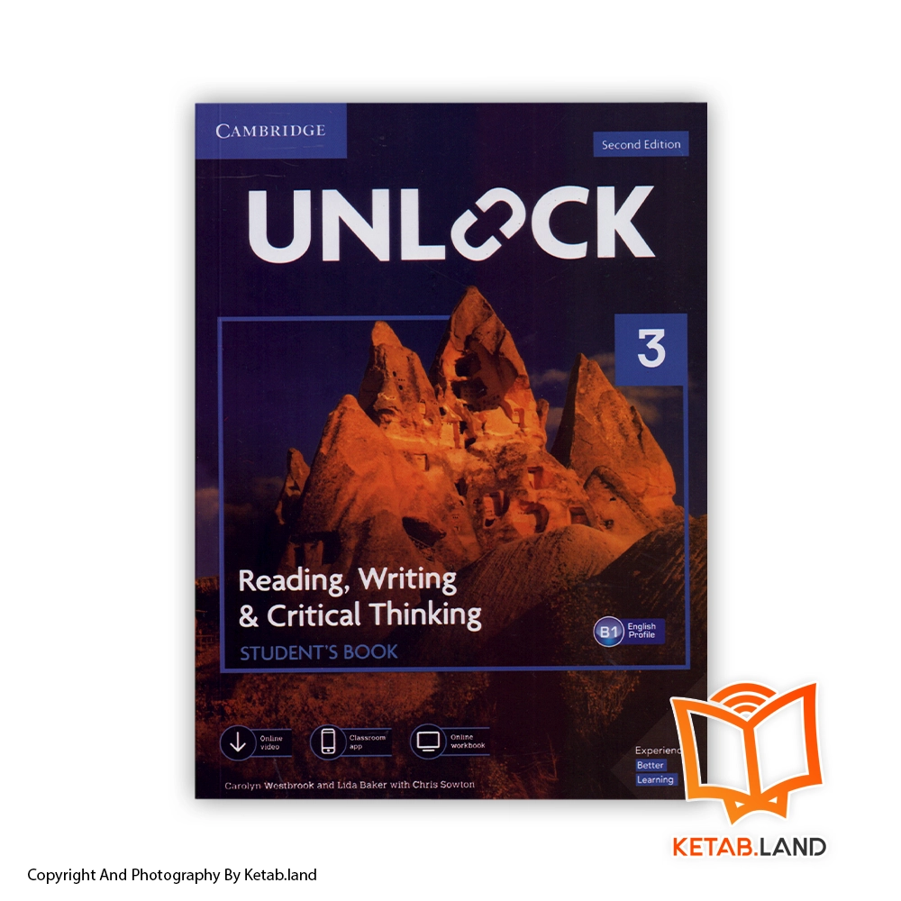 خرید کتاب Unlock Reading and Writting 3 2nd از کتاب لند - تصویر اصلی - تصوير اول - تصویر جلد روی کتاب - جلد شومیز
