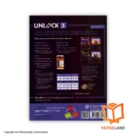 قیمت و خرید کتاب Unlock Reading and Writting 3 2nd از کتاب لند - تصویر دوم - تصویر جلد پشت کتاب - جلد شومیز