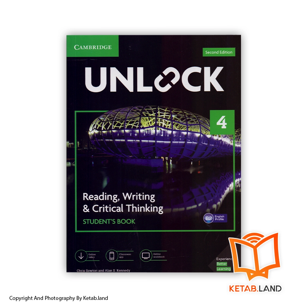خرید کتاب Unlock Reading and Writting 4 2nd از کتاب لند - تصویر اصلی - تصوير اول - تصویر جلد روی کتاب - جلد شومیز