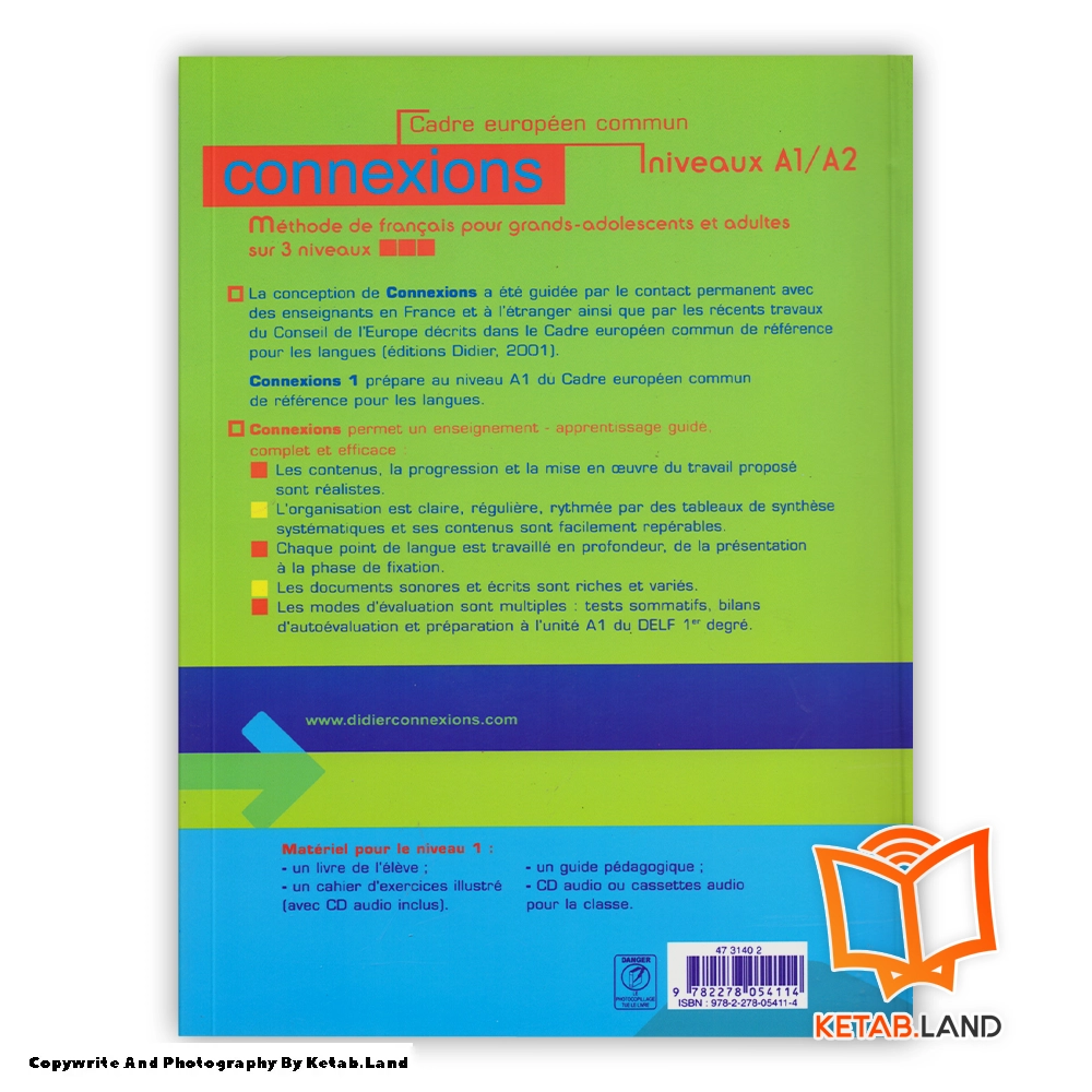 قیمت و خرید کتاب Connexions 1 از کتاب لند - تصویر سوم - تصویر جلد پشت کتاب