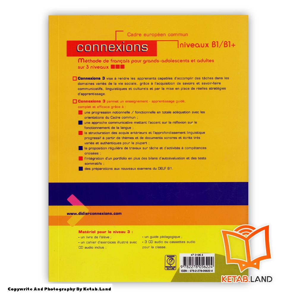 قیمت و خرید کتاب Connexions 3 از کتاب لند - تصویر سوم - تصویر جلد پشت کتاب