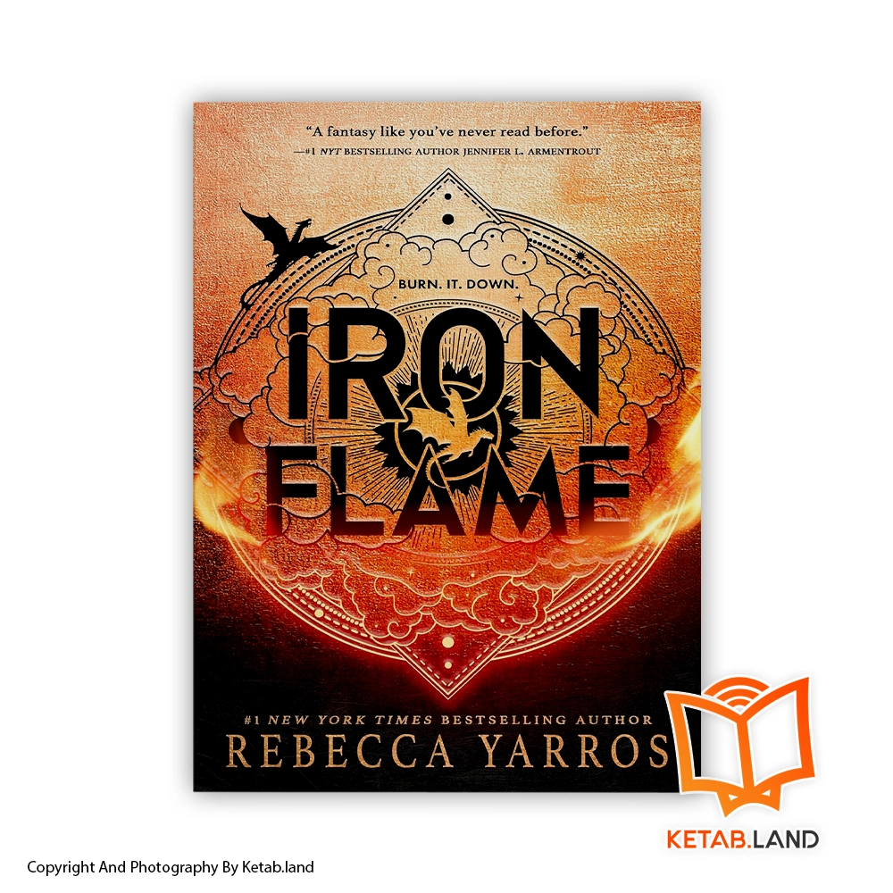 خرید کتاب Iron Flame از کتاب لند - تصویر اصلی - تصوير اول - تصویر جلد روی کتاب - جلد شومیز