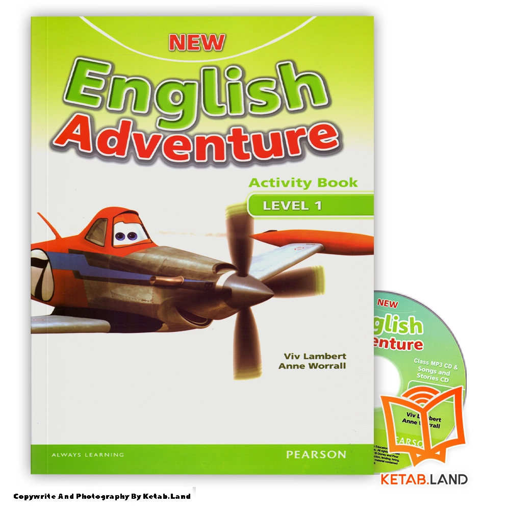قیمت و خرید کتاب New English Adventure 1 از کتاب لند - تصویر چهارم - تصویر متعلقات همراه کتاب - کتاب کار و DVD