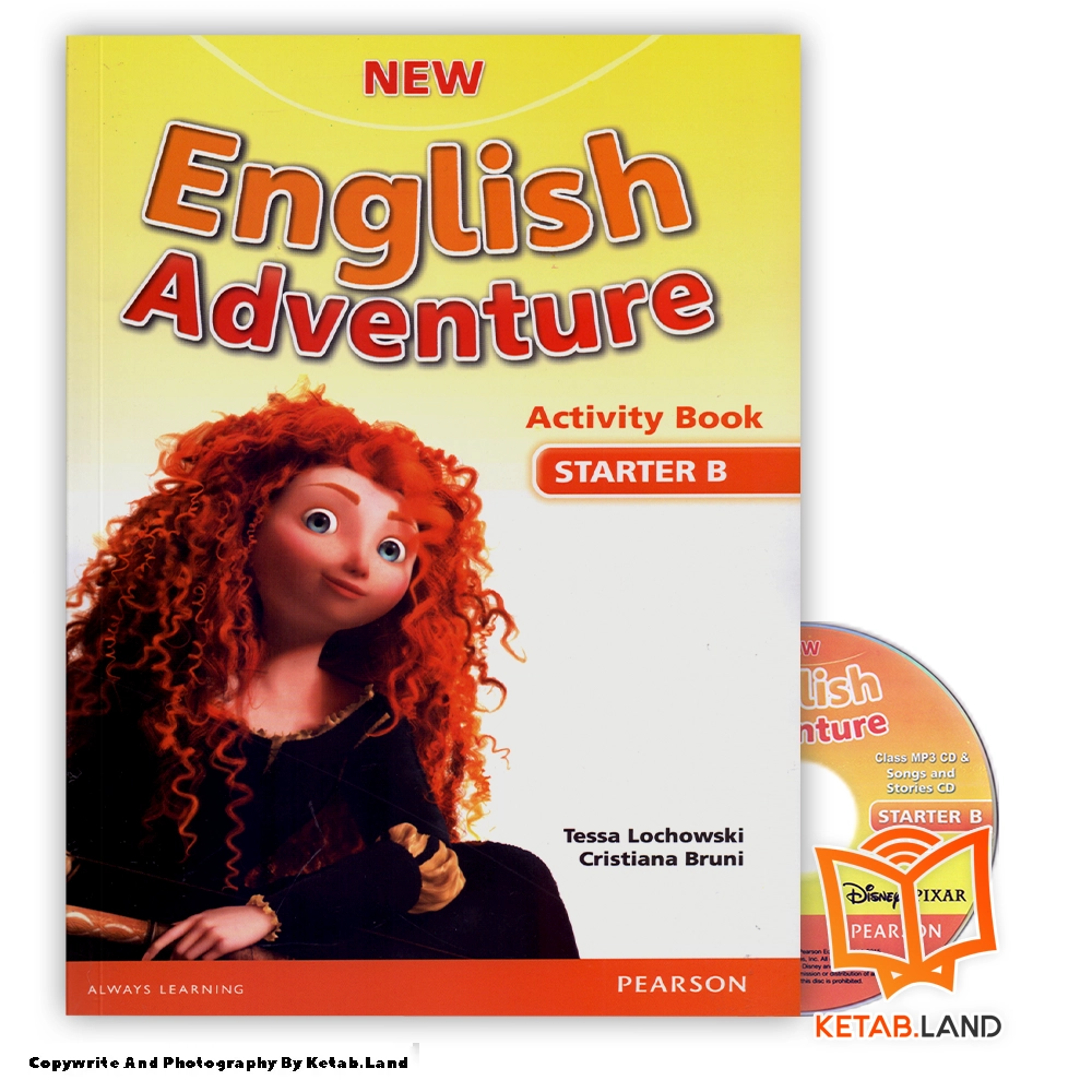 قیمت و خرید کتاب New English Adventure Starter B از کتاب لند - تصویر چهارم - تصویر متعلقات همراه کتاب - کتاب کار و DVD