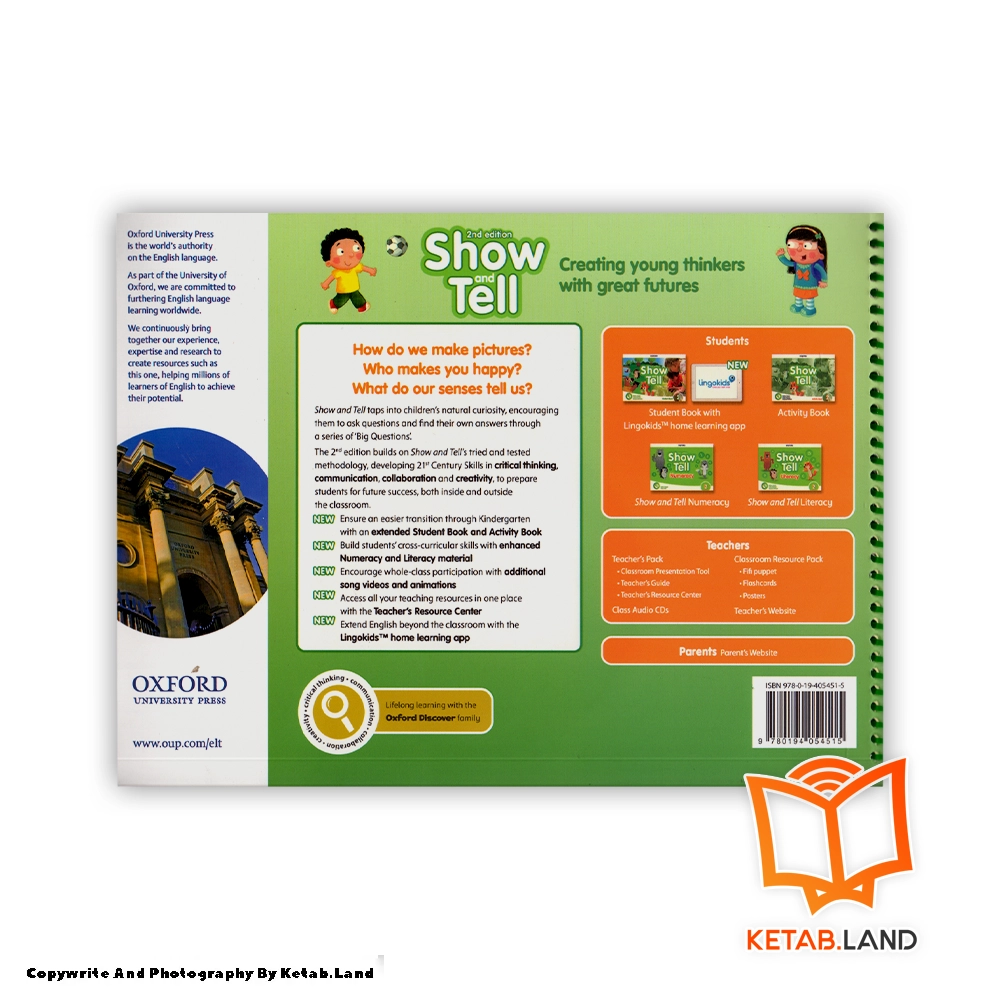 قیمت و خرید کتاب Show and Tell 2 2nd از کتاب لند - تصویر سوم - تصویر جلد پشت کتاب