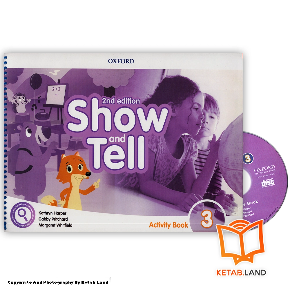 قیمت و خرید کتاب Show and Tell 3 2nd از کتاب لند - تصویر هفتم - تصویر متعلقات همراه کتاب - کتاب کار و DVD