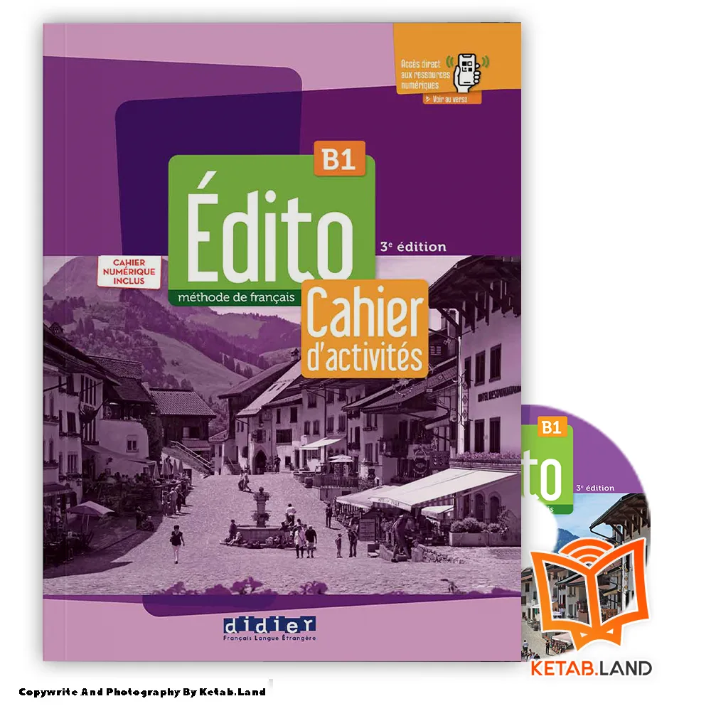 قیمت و خرید کتاب Edito B1 3rd از کتاب لند - تصویر سوم - تصویر متعلقات همراه کتاب - کتاب کار و DVD