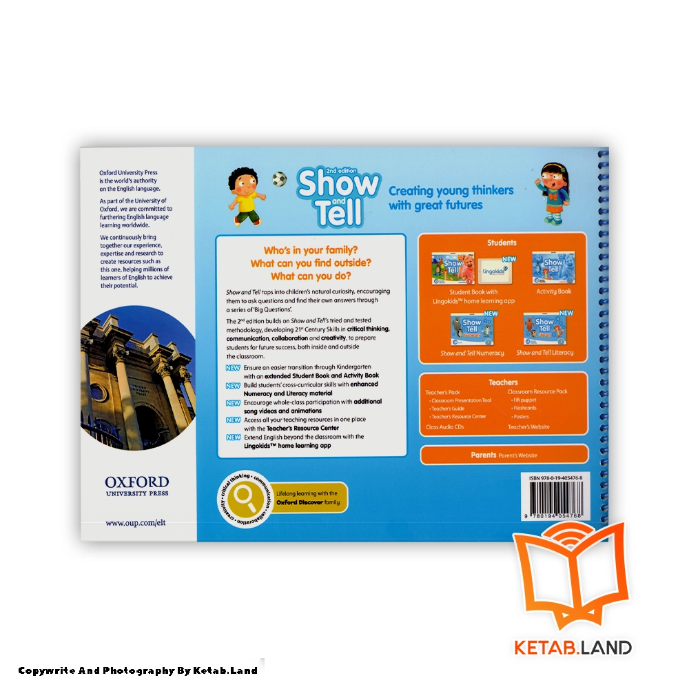 قیمت و خرید کتاب Show and Tell 1 2nd از کتاب لند - تصویر سوم - تصویر جلد پشت کتاب