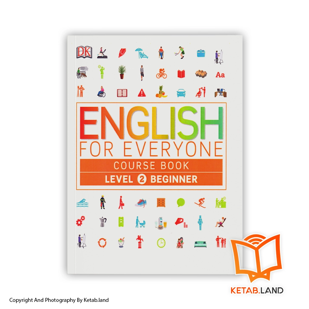 قیمت و خرید کتاب English for Everyone Beginner Level 2 از کتاب لند - تصویر دوم - تصویر جلد روی کتاب