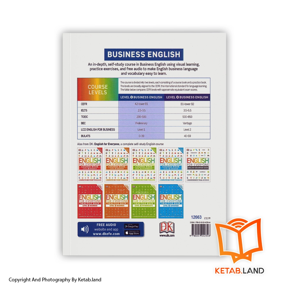 قیمت و خرید کتاب English for Everyone Business Level 1 از کتاب لند - تصویر سوم - تصویر جلد پشت کتاب