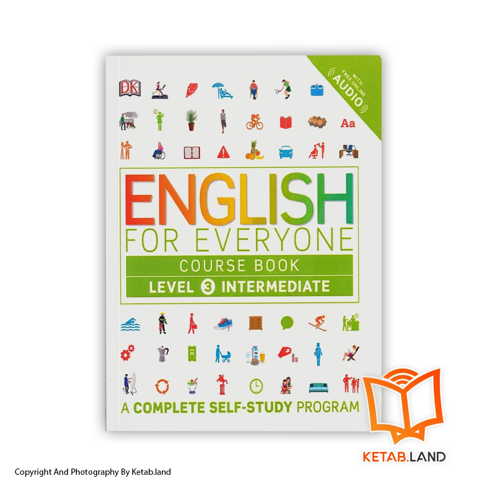 قیمت و خرید کتاب English for Everyone Intermediate Level 3 از کتاب لند - تصویر دوم - تصویر جلد روی کتاب