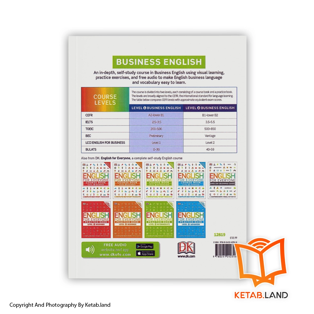 قیمت و خرید کتاب English for Everyone Intermediate Level 3 از کتاب لند - تصویر سوم - تصویر جلد پشت کتاب