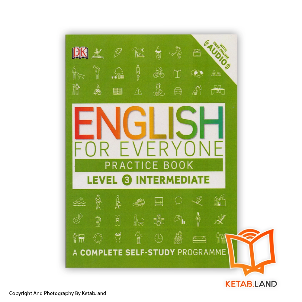 قیمت و خرید کتاب English for Everyone Intermediate Level 3 از کتاب لند - تصویر چهارم - تصویر جلد روی کتاب