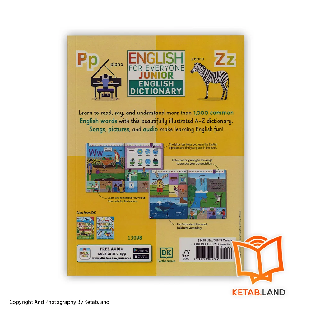 کتاب English for Everyone Junior English Dictionary - Image 2