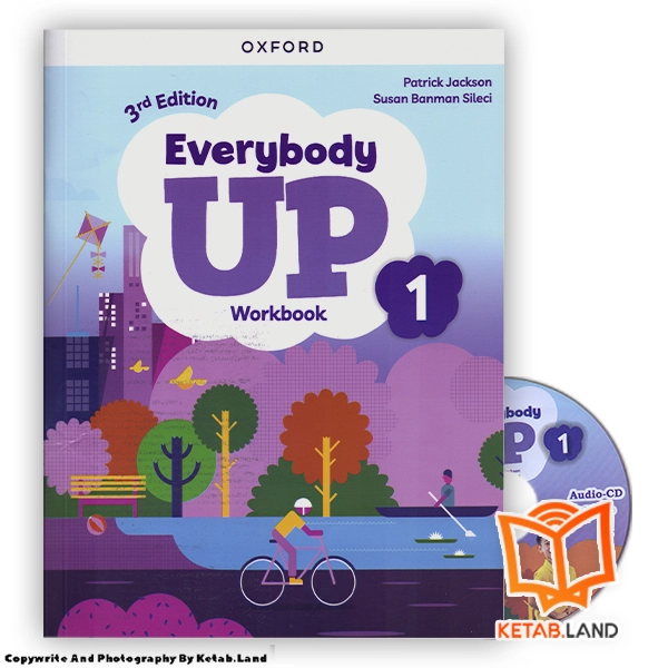 قیمت و خرید کتاب Everybody Up 1 3rd از کتاب لند - تصویر چهارم - تصویر متعلقات همراه کتاب - کتاب کار و DVD
