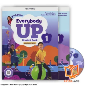 قیمت و خرید کتاب Everybody Up 1 3rd از کتاب لند - تصویر اصلی - تصویر اول - تصویر جلد روی کتاب به همراه کتاب کار و CD