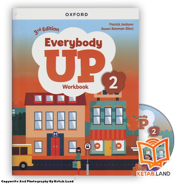 قیمت و خرید کتاب Everybody Up 2 3rd از کتاب لند - تصویر چهارم - تصویر متعلقات همراه کتاب - کتاب کار و DVD