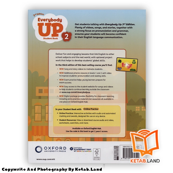 قیمت و خرید کتاب Everybody Up 2 3rd از کتاب لند - تصویر سوم - تصویر جلد پشت کتاب