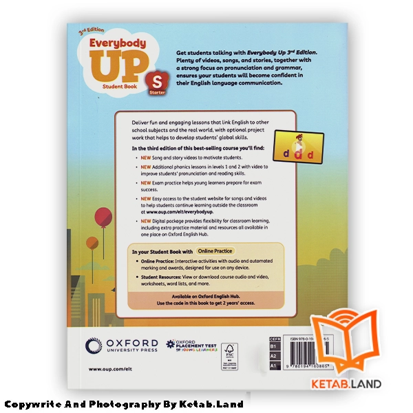 قیمت و خرید کتاب Everybody Up Starter 3rd از کتاب لند - تصویر سوم - تصویر جلد پشت کتاب