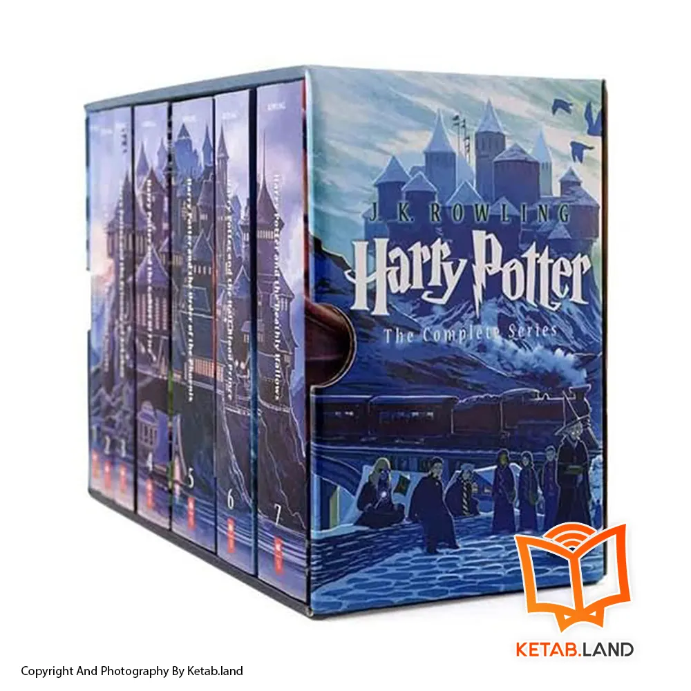 قیمت و خرید پک مجموعه کتاب های Harry Potter لهجه امریکن از کتاب لند - تصویر کنار قاب - تصویر سوم - تصویر کنار قاب
