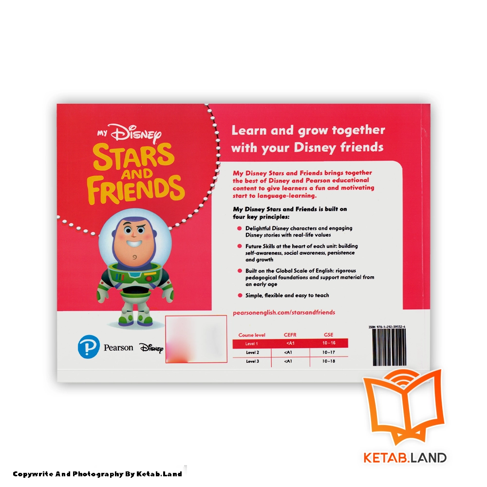قیمت و خرید کتاب My Disney Stars and friends 1 از کتاب لند - تصویر سوم - تصویر جلد پشت کتاب