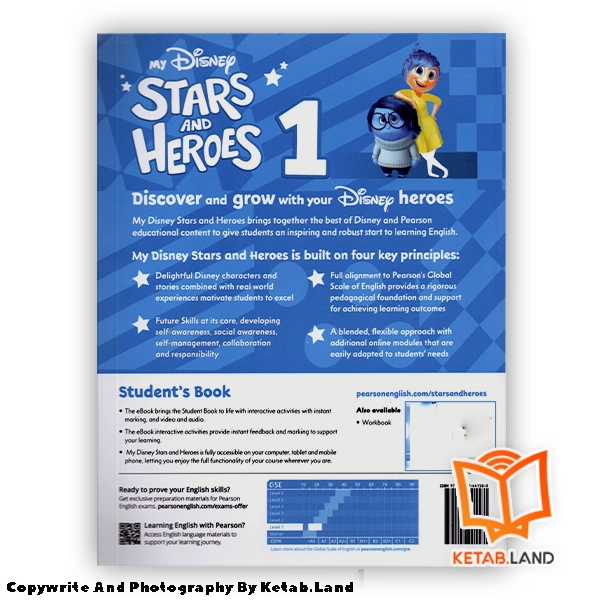 قیمت و خرید کتاب My Disney Stars and Heroes 1 از کتاب لند - تصویر سوم - تصویر جلد پشت کتاب