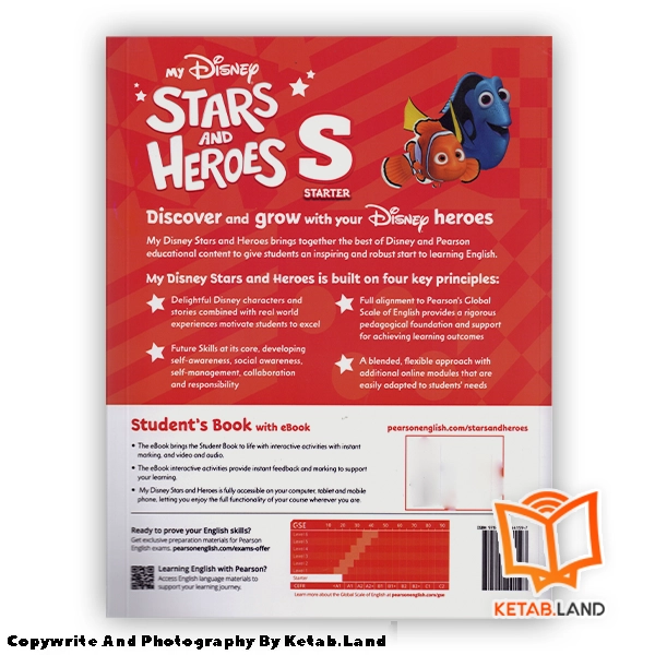 قیمت و خرید کتاب My Disney Stars and Heroes Starter از کتاب لند - تصویر سوم - تصویر جلد پشت کتاب