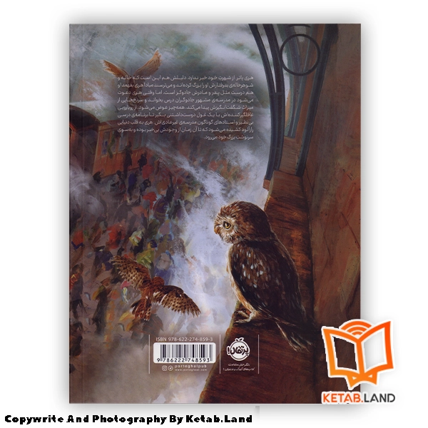 قیمت و خرید کتاب مصور هری پاتر و سنگ کیمیا 1 (تصویر سازی) - تصویر دوم - تصویر جلد پشت کتاب - جلد گالینگور