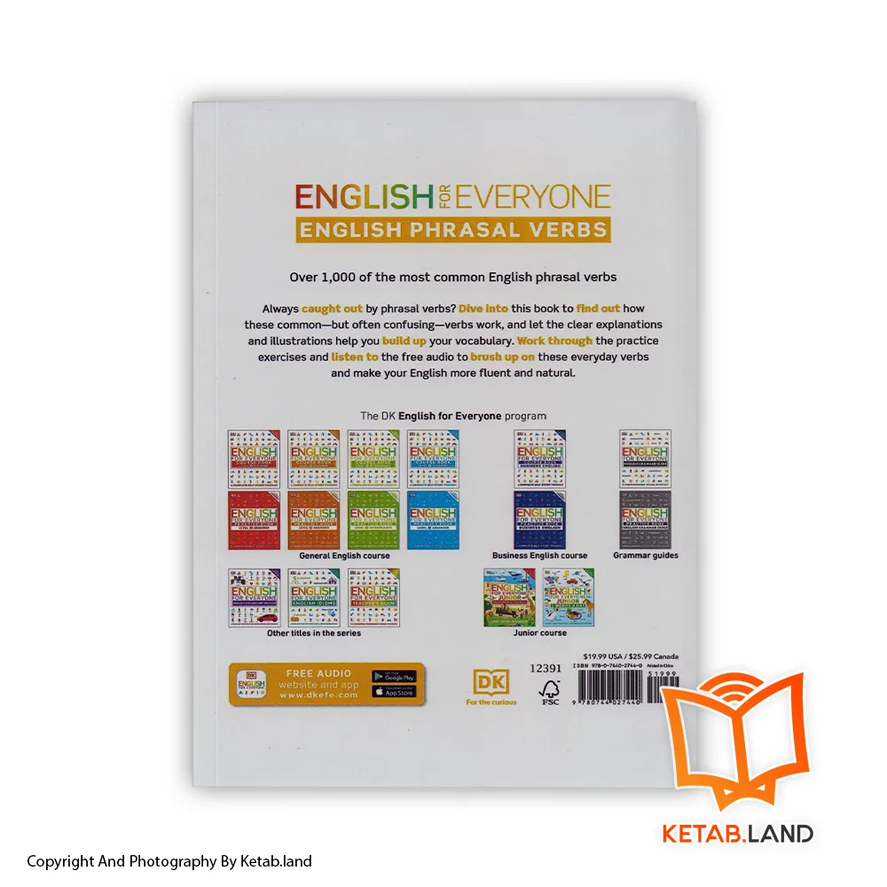 قیمت و خرید کتاب English for Everyone English Phrasal Verbs از کتاب لند - تصویر دوم - تصویر جلد پشت کتاب