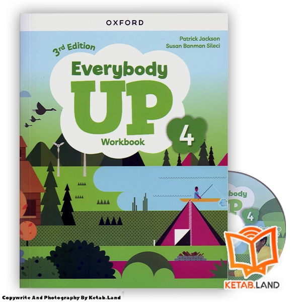 قیمت و خرید کتاب Everybody Up 4 3rd از کتاب لند - تصویر چهارم - تصویر متعلقات همراه کتاب - کتاب کار و DVD