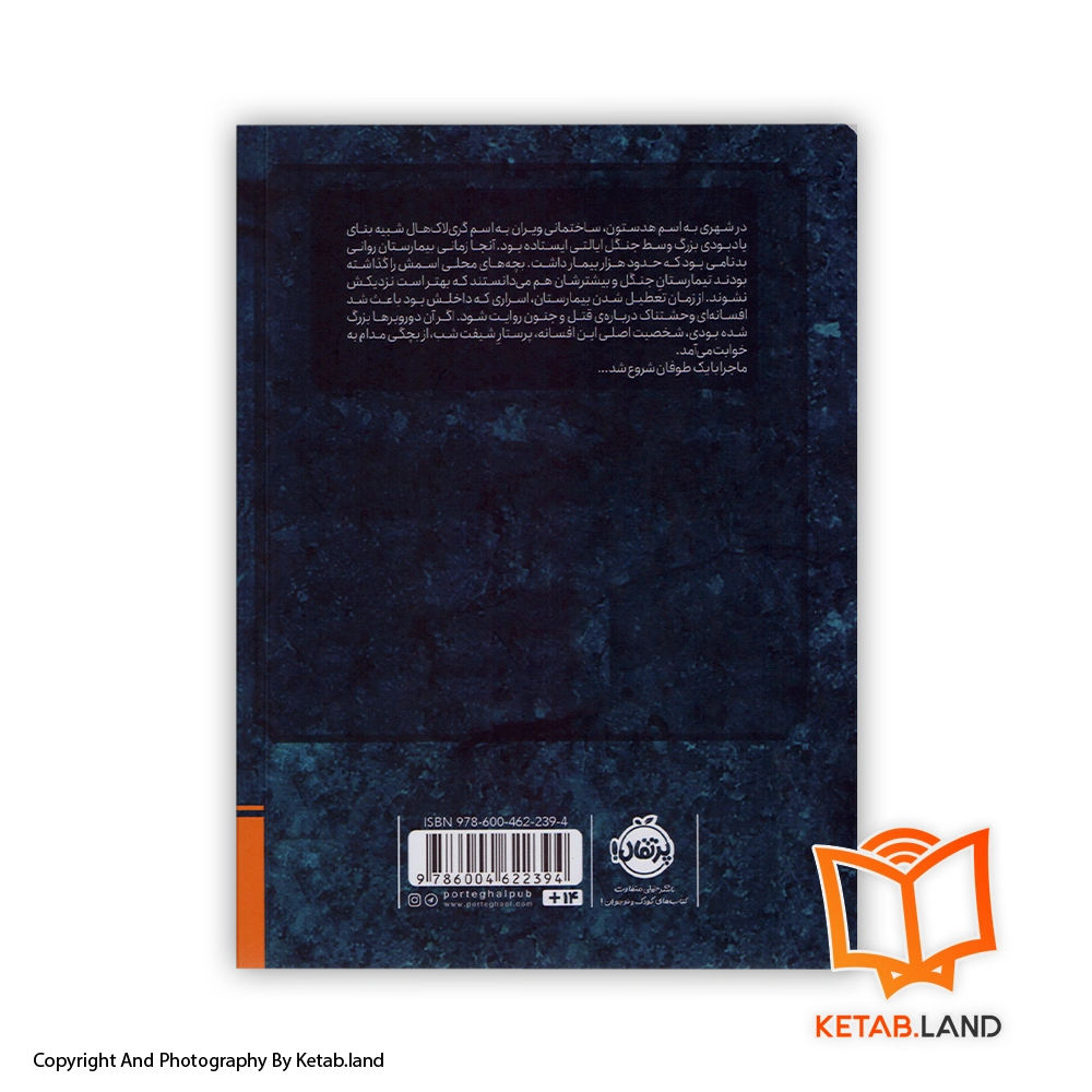 قیمت و خرید کتاب بیمارستان متروک از دن پبلاکی- تصویر دوم - تصویر جلد پشت کتاب - جلد شومیز