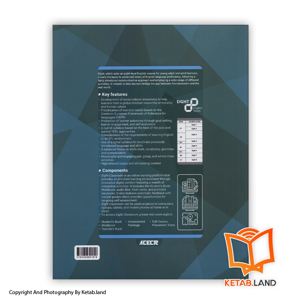 قیمت و خرید کتاب Eight 4A - تصویر دوم - تصویر جلد پشت کتاب - جلد شومیز