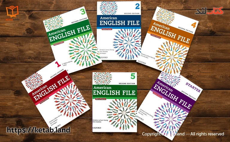 عکس مجموعه کتابهای american-english-file ویرایش دوم سطح استارتر تا 5 - کتاب لند