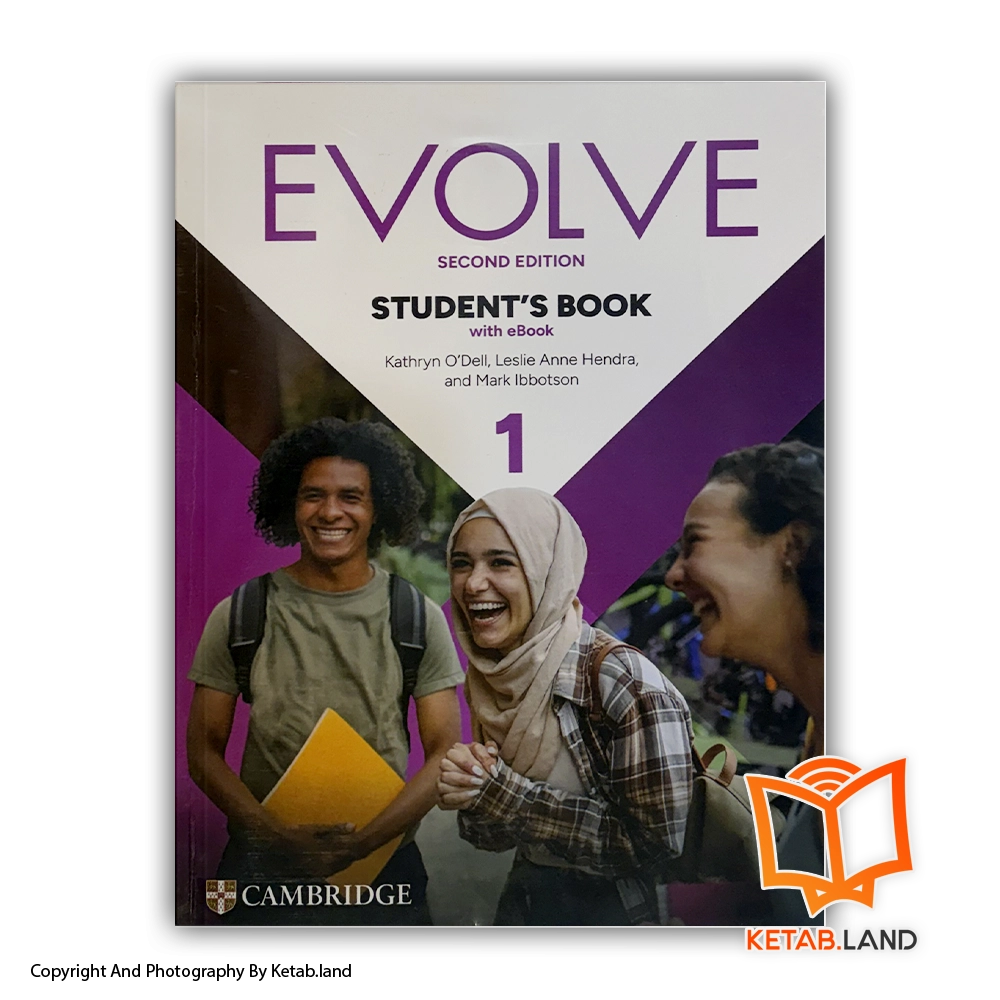 قیمت و خرید کتاب Evolve 1 2nd از کتاب لند - تصویر دوم - تصویر جلد روی کتاب دانش آموز