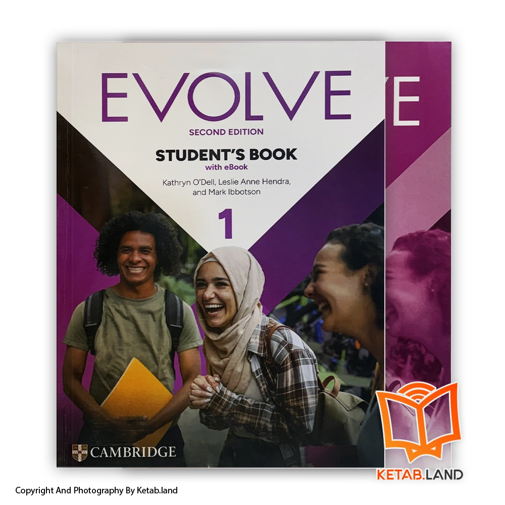 Evolve 1 2nd-work-book-Soft-cover-Book-Main-Image-First-Image-Front-Image-of-Book قیمت و خرید کتاب Evolve 1 2nd- از کتاب لند - تصویر اصلی - تصویر اول - تصویر جلد روی کتاب به همراه کتاب کار