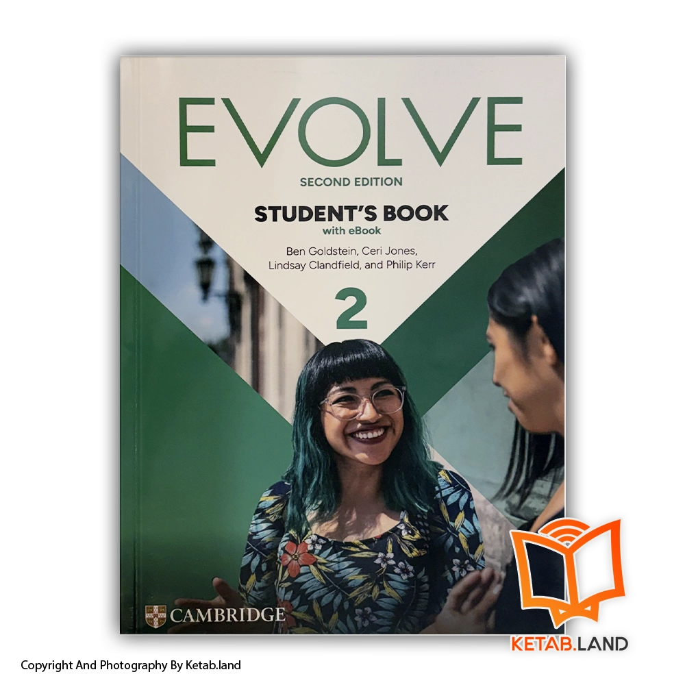 قیمت و خرید کتاب Evolve 2 2nd از کتاب لند - تصویر دوم - تصویر جلد روی کتاب دانش آموز