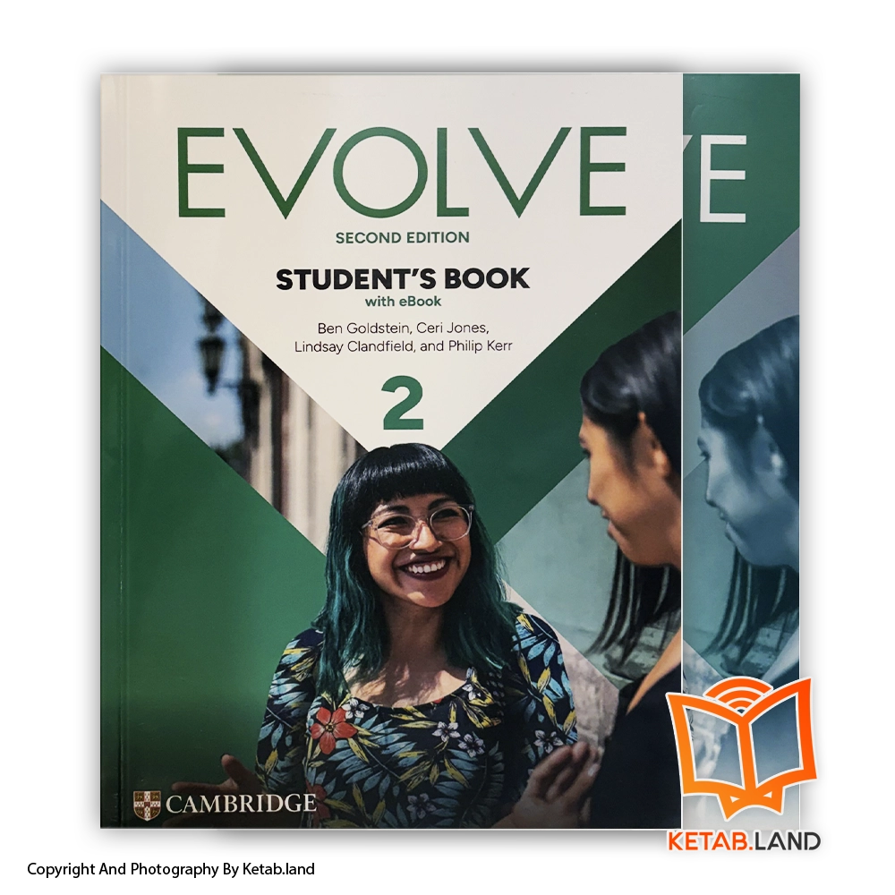Evolve 2 2nd-work-book-Soft-cover-Book-Main-Image-First-Image-Front-Image-of-Book قیمت و خرید کتاب Evolve 2 2nd- از کتاب لند - تصویر اصلی - تصویر اول - تصویر جلد روی کتاب به همراه کتاب کار