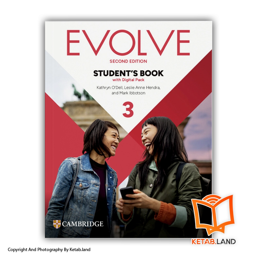 قیمت و خرید کتاب Evolve 3 2nd از کتاب لند - تصویر دوم - تصویر جلد روی کتاب دانش آموز