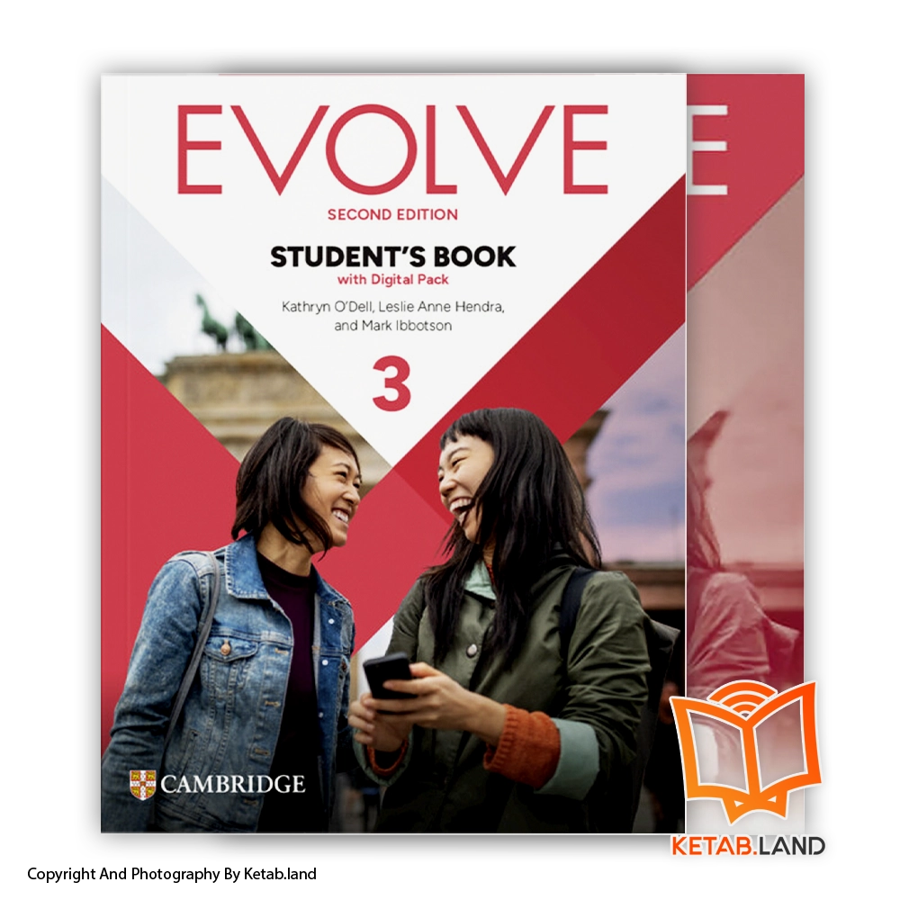 Evolve 3 2nd-work-book-Soft-cover-Book-Main-Image-First-Image-Front-Image-of-Book قیمت و خرید کتاب Evolve 3 2nd از کتاب لند - تصویر اصلی - تصویر اول - تصویر جلد روی کتاب به همراه کتاب کار