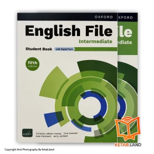 قیمت و خرید کتاب English File Intermediate 5th از کتاب لند - تصویر اصلی - تصویر اول - تصویر جلد روی کتاب به همراه کتاب کار