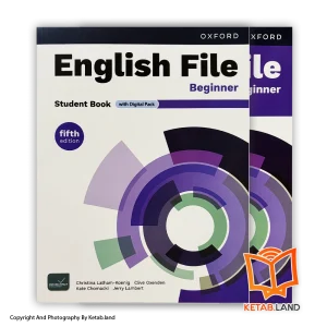 قیمت و خرید کتاب Beginner English File 5th از کتاب لند - تصویر اصلی - تصویر اول - تصویر جلد روی کتاب به همراه کتاب کار